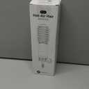 slopehill Mini Travel Dual Voltage Hair Dryer Brush,1000 Watts Hot Air Brush with European Plug, Ionic Hair Dryer and Styler for Women, Oval Barrel 2 Heat & 2 Speed Settings for International Travel (Black)