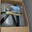 Upgrade 7-Layer Heavy Duty RV Cover 27-30 FT | Fits RVs with Roof Top A/C | All-Weather Travel Trailer RV Cover for Snow & Wind Protection | Rip-Stop Camper Cover with 5+2 Straps