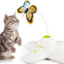 All for Paws Cat Toys Interactive Butterfly Flutter Bug Cat Automatic Toy Stimulating Kitty Toys Enrichment for Indoor Cats