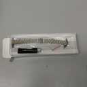 MioHHR Slim Metal Band Compatible with Apple Watch Band 42mm(Series 11 10) 41mm(Series 9 8 7) 40mm(Series 6 5 4 SE3/2/1) 38mm(Series 3 2 1),Stainless Steel iWatch Bands for Women, Silver/Gold