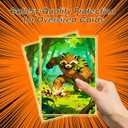 100 Pack Jumbo Card Sleeves Size L (5.4"x7.5") 4 Mil - Oversized Card Sleeves for Thick Trading Cards, Sports & Photos Storage, Exact Fit Plastic Sleeves with Snug Fit & Easy Insertion