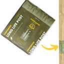 Postsaver Pro-Wrap & Tack | 16 ft Roll Cut to Size | Dual-Layer Rot Protector | Fence Post Protector | 20-Year Post | Wood Protection| Fits Any Size Post (1)