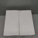 Brolifon 25pcs Ivory Thanksgiving Plastic Plates With Gold Rim, 10in Dinner Plate and 7in Dessert Plate Disposable Elegant Scalloped Plates for Party, Wedding