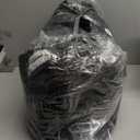 Super Fluffy Black 8x10 Area Rugs for Living Room, Modern Large Shag Rug for Bedroom, Non-Slip Plush Shaggy Thick Black Carpet for Nursery Kids Room Boys Girls Dorm Indoor Home Office Decor