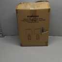 Farmhouse Rustic Table Lamps for Bedroom Set of 2, Vintage Lantern Lamp with Dual USB Charging Ports,25" Retro Antique Bedside Nightstand Desk Lamp for Living Room End Table Entryway, 4 Bulb Included