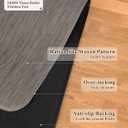 Soimeat Office Chair Mat for Hardwood Floor, 46.9" x 60.1" Non-Slip Desk Computer Chair Mat, PVC Floor Mat for Rolling Chair, Heavy Duty Wood/Tile Floor Protector Desk Rug for Home, Dark Brown