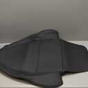 Leather Seat Back Kick Protectors with Organizer Storage Pocket for Tesla Model 3 / Y/S/X Car Seat Back Pad Anti-Kick Mats Trim Cover Interior Accessories Decoration, Set of 2 (Black)