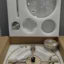 Fandelier Ceiling Fan with Light 20 Gold Flower Chandelier Ceiling Fan with Lihgts Remote Control Modern Crystal for Girl's Bedroom,Nursery,Living Room