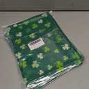 3 x XCHI Green Shamrocks St. Patrick's Day Placemats Set of 4 Table Mats for Party Home Kitchen Dining Table Decorations 12x18 Inch