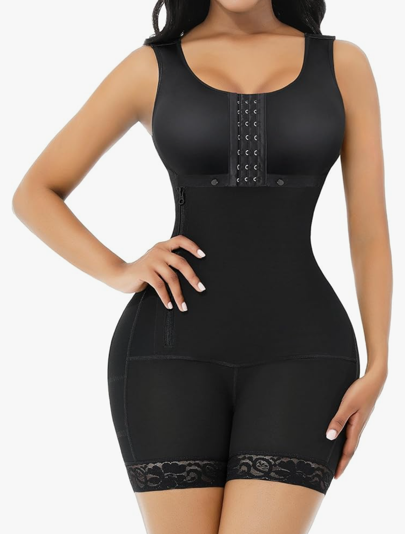 FeelinGirl Shapewear for Women Postpartum Girdle Tummy Control Post Surgery Compression Garment Full Body Shaper,M
