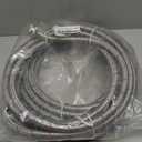 20FT Red and Blue Washer Hoses,2 Pack Stainless Steel Washing Machine Hoses with 90 Degree Elbows,Burst Proof Hot & Cold WaterConnection Inlet Washer Supply Lines