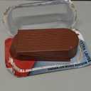Extra Large Rubber Door Stoppers - Door Stop Wedge, Heavy Duty Jumbo Flexible Door Holder - Brown 2 Pack - Non Marking Anti Slip Jammer