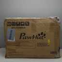 PawHut Metal Small Animal Cage, 5-Tiers Rolling Big Ferret Cage with Hammock, Removable Tray, for Chinchilla, Sugar Glider, White