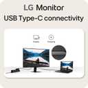 LG 32U631A-B 32-inch QHD (2560 x 1440) IPS Computer Monitor, 100Hz, 5ms, HDR10, Reader Mode, Flicker Safe, HDMI, USB Type-C 15W PD, Black