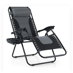 PHI VILLA Padded Zero Gravity Lounge Chair