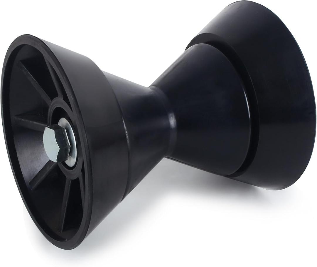 ORLANG 3 Inch/4 Inch Heavy Duty Boat Trailer Roller, Bow Roller with End Bells and 1/2 in Shaft,Boat Rollers for Trailer, Boat Trailer Bow Stop - Blue/Yellow/Black