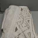 5x7 Area Rug for Living Room, Washable Non-Slip Large Area Rug, Indoor Floor Carpet Low Pile Soft Boho Farmhouse Rug for Bedroom Dining Room (Light Brown/Cream,5'x7')