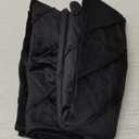 GIGIZAZA Decorative Velvet Pillow Covers 16x16, Set of 2 Black Sofa Couch Throw Pillows Covers Cases, Living Room Square Cushion Accent Stripe Covers