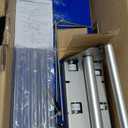 Folding Dough Sheeter with 2 Sheeter Boards Countertop Manual Dough Roller Machine Stainless Steel Thickness Adjustable