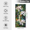 Window Privacy Film Frosted Glass Window Sticker Window Film Static Glass Cling Tint Non-Adhesive for Home Door Decorative Frosting Cover 17.5 X 78.7 inch