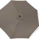 ontheway Patio Umbrella Enhanced Replacement Canopy Market Table 8 Ribs Umbrella Canopy