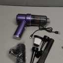 KMM Handheld Car Vacuum Cleaner, 11000PA Vacuum Cleaner & Air Duster, 120W High Power Vacuum Portable Cordless, Hand Held Vacuum Rechargeable with Multi-Nozzles & LED Light for Home, Car, Office