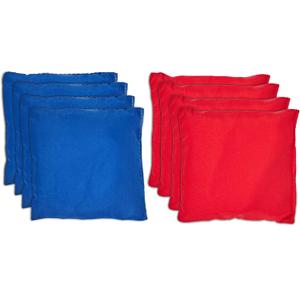 Cornhole Bags Set, 8 PCS Regulation All Weather Bean Toss Bags 6''*6'' Replacement for Cornhole Tossing Game - Including Drawstring Bag