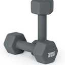 CAP Barbell Neoprene Dumbbell Weights Pairs & Sets | Multiple Colors (15 lb Pair)
