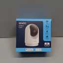 GNCC 2K Security Camera Indoor 360° WiFi Cameras for Home Security with Motion Detection, Pet/ Dog/ Baby Camera with Phone app, Baby Monitor&Night Vision, TF/ Cloud Storage, Black (2.4Ghz WiFi)