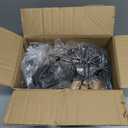 Plug in Wall Sconces Set of Two, Vintage Wood Wall Lamps with Plug in Cord, Farmhouse Wall Light Fixture with 5.25FT On/Off Switch Cord, Indoor Sconces Lighting for Bedroom Living Room (Black)