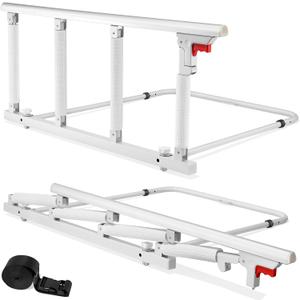 Bed Rails for Elderly Adults Safety - Folding Bedside Assist Rail Handle for Elderly Adults, Surgery for Patients Preventing Falling Out of Bed, Fit King, Queen, Full & Twin 36.6"15.8"
