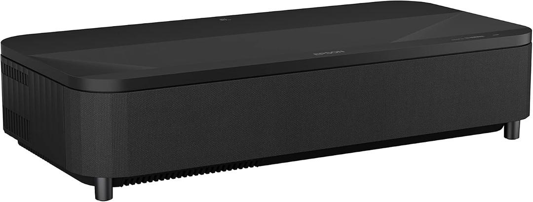 Epson EpiqVision Ultra LS800 Ultra Short Throw 3-Chip 3LCD Smart Streaming Laser Projector, 4,000 Lumens, 4K PRO-UHD, HDR, 150" Class, Android TV, 2.1ch Yamaha Built-in Speakers - Black