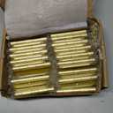 Door Hinges Satin Brass - 30 Pack Gold Door Hinges 3.5 Inch Rounded Interior Door Hinge with 5/8" Radius - 3 1/2 Inches Flat Iron Brass Hinges for Residential Standard Doors