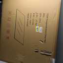 GLSLAND Office Chair Mat, 36" x 46" Grey Tempered Glass Floor Mat for Office Chair on Carpet, 1/6" Thick Computer Floor Mat with 4 Anti-Slip Pads