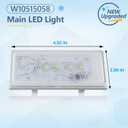 New W10515058 for Whirlpool Refrigerator Light,WPW10515058 Whirlpool Refrigerator Light,WRS325FDAM 04,W10522611 W10465957 PS11755867,Compatible WRS325FDAM04/02,Figure 5 for More
