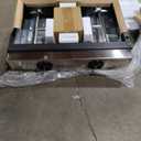 Blackstone 1813 Original 22 Tabletop Griddle with Hood and Stainless Steel Front Plate, Powder Coated Steel, Black