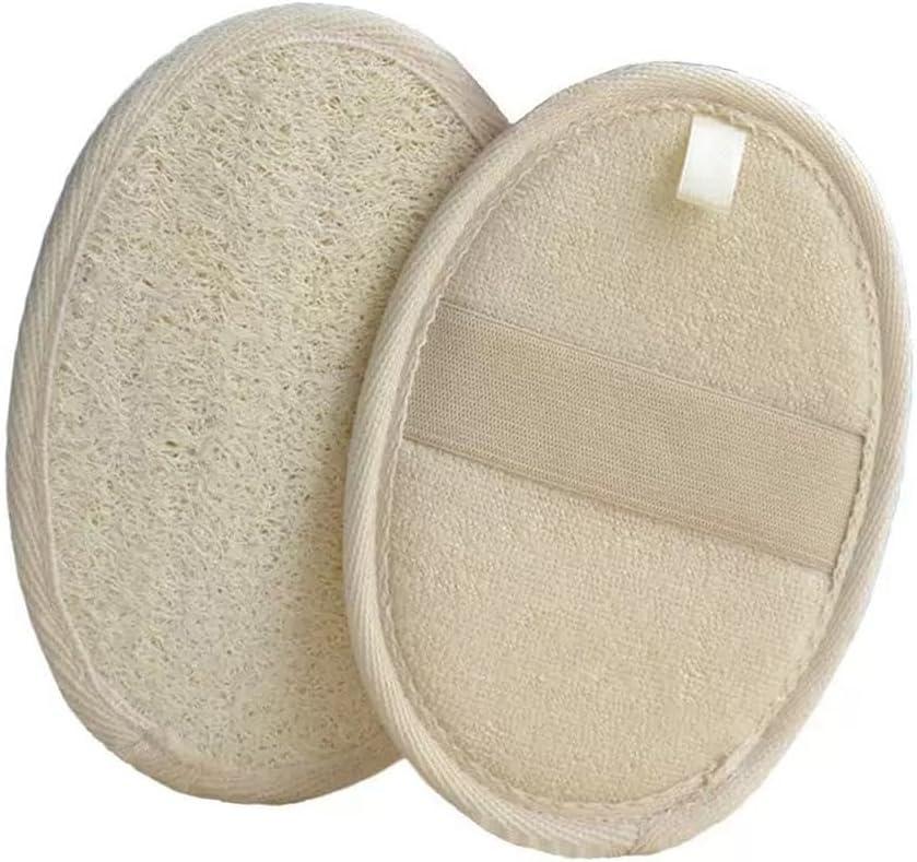 Exfoliating Natural Loofah Sponge Back Scrubber for Shower, Exfoliating Sponge for Shower, Bath Shower Scrubber for Men and Women