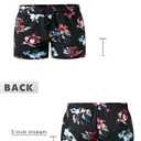 GINGTTO Men's Beach Shorts Bathing Suits with Mesh Lining (Black, S)