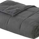 Weighted Blanket for Kids 40"x60" 5 lbs Cooling Blanket for Sleepers, Soft Material Blanket with Premium Glass Beads for All-Season, Grey