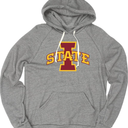 Iowa State University Official Distressed Primary Logo Unisex Adult Pull-Over Hoodie, Size: M