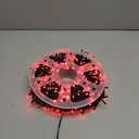 YEGUO Valentines Decor Lights, 165ft 500 LED String Lights Outdoor Waterproof, Christmas Lights Plug in Indoor with Timer Memory 8 Modes(Red)