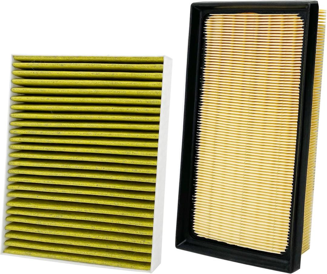 2PCS Cabin Engine Air Filter Kit Fits for 2018-25 Camry Hybrid,Avalon Hybrid,RAV4 Hybrid,Corolla,Highlander Hybrid,Sienna,Venza,COROLLA CROSS,ES300h,RX350h,NX450h+,CA12289,CF12157