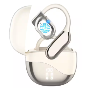 AI Language Translator Earbuds, OWS Real-Time 3-in-1 Translation Earbuds 144 Languages & Accents, Translation Device for Travel Business Learning, White