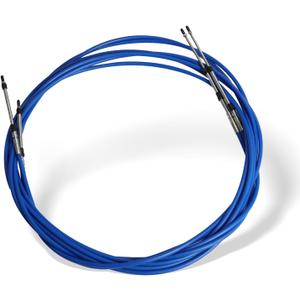 Marine Throttle Shift Control Cable 3300/33C Blue Compatible with Marine Outboard Engine Control Box (18ft/5.4 Meter, 2Pcs)