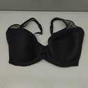 Smart & Sexy Women's Mesh Plunge Bra (Black), Size 36D