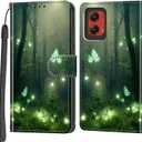 Case Wallet for Motorola Moto G Stylus 5G 2024, Butterfly | with 3 Card Slots, Kickstand, Magnetic Closure, Shockproof Protective Flip Cover