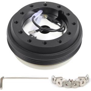 Steering Wheel Hub Adapter Compatible with 1994-2001 for Acura Integra 1990-1993 for Honda for Accord 1992-1995 for Honda Civic 1993-1997 for Honda Civic del Sol 1992-1996 for Honda Prelude