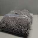 Muddy Mat | Super Absorbent Door Mat Indoor, Microfiber Quick Dry Chenille Entryway Rug, Non-Slip Front Door Mat, Indoor Mats for Entryway, Machine Washable Pet Rug, Grey 36"x60"