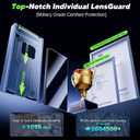 WSKEN for Samsung Galaxy S25 edge Privacy Screen Protector - [24 Anti-Spy] [0.02s Fingerprint Unlock] [Auto Dust Remove] [Zero Bubble] Top Durable 9H+ Tempered Glass Case Friendly, 2 Pack