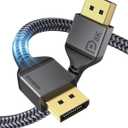 VESA Certified DisplayPort Cable 1.4, Maxonar 8K 10ft/ 3M DP Cable Cord (8K@60Hz, 4K@144Hz, 1080P@240Hz) Display Port HBR3 32.4Gbps, HDCP 2.2 for Odyssey G9 CHG90, PC, Laptop, TV Gaming Monitor - Grey